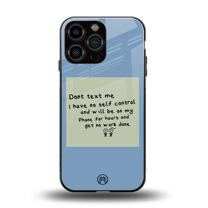 no self control back phone cover | glass case for iphone 14 pro max