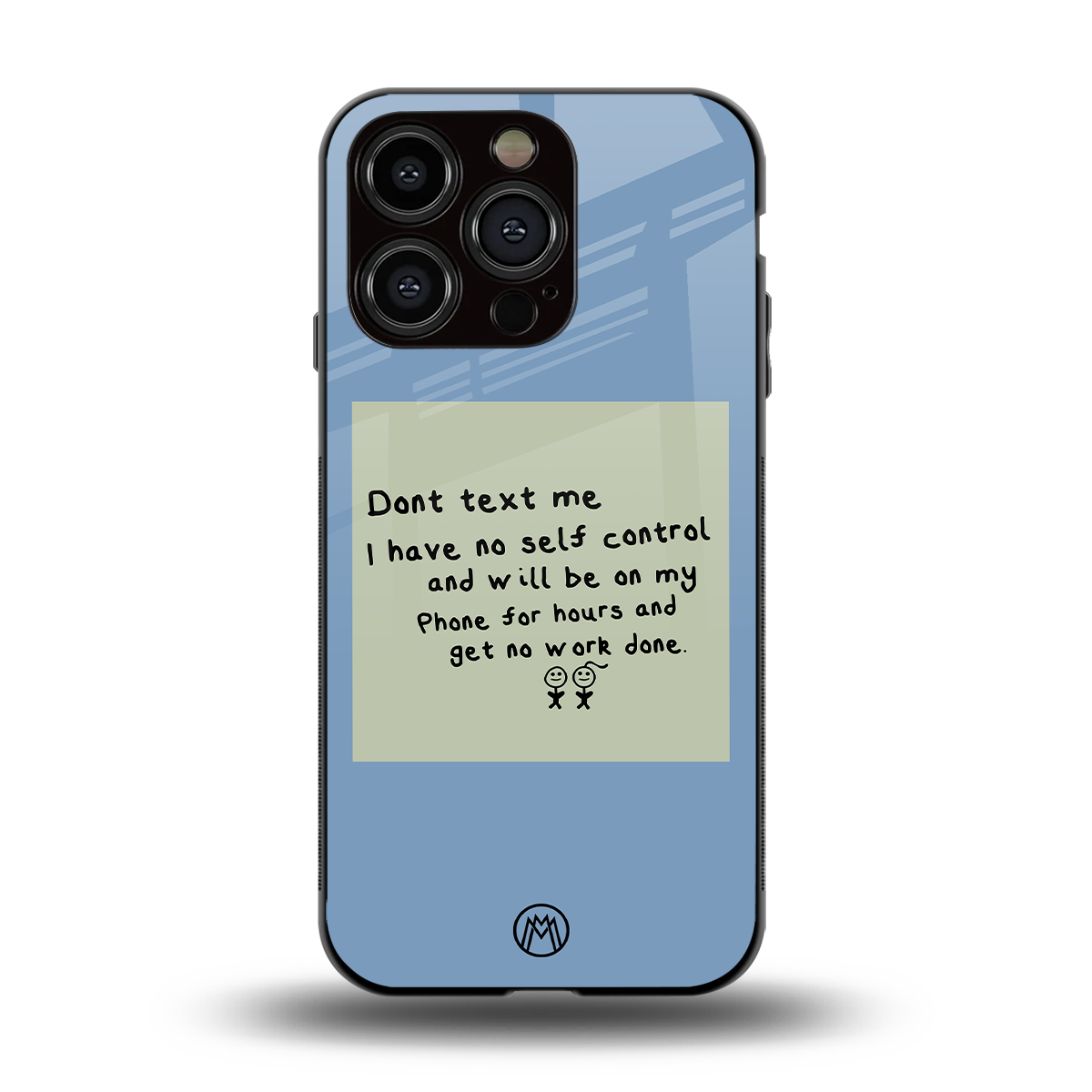 no self control back phone cover | glass case for iphone 15 pro