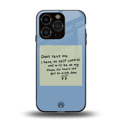 no self control back phone cover | glass case for iphone 15 pro