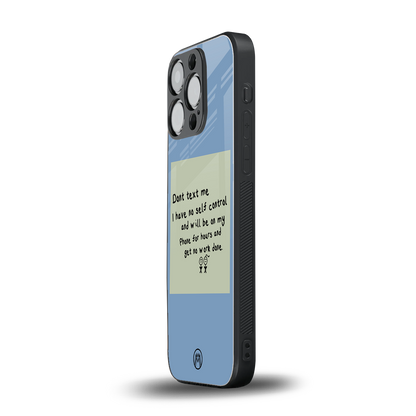 no self control back phone cover | glass case for iphone 14 pro