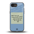 no self control back phone cover | glass case for iphone 16e