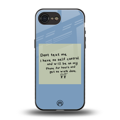 no self control back phone cover | glass case for iphone 16e