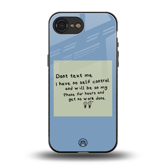 no self control back phone cover | glass case for iphone 16e