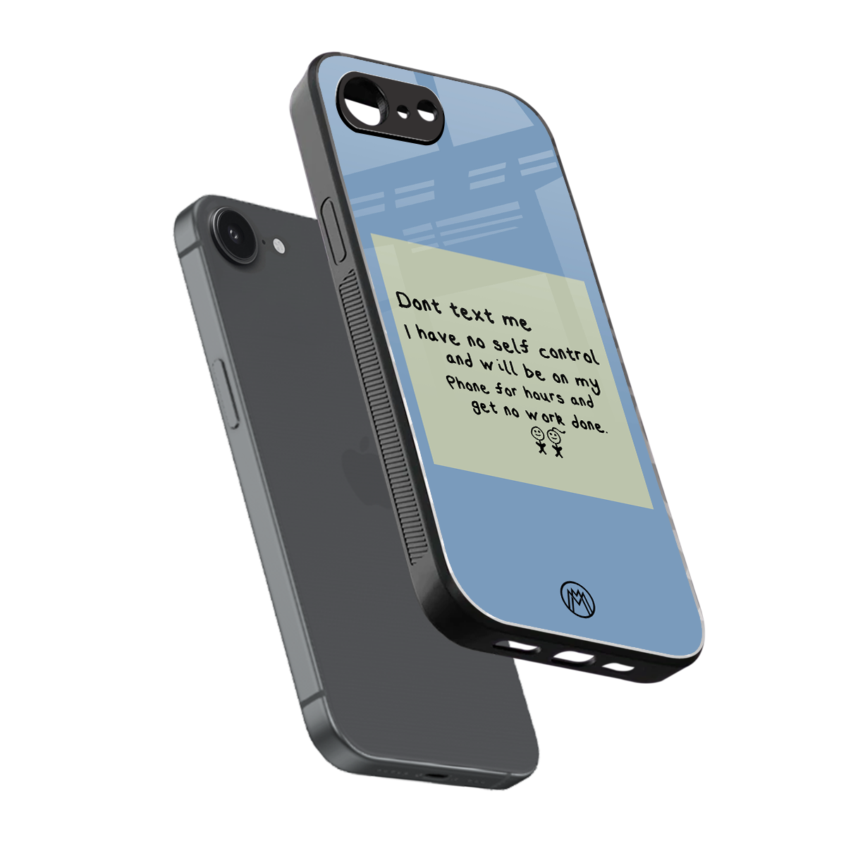 no self control back phone cover | glass case for iphone 16e