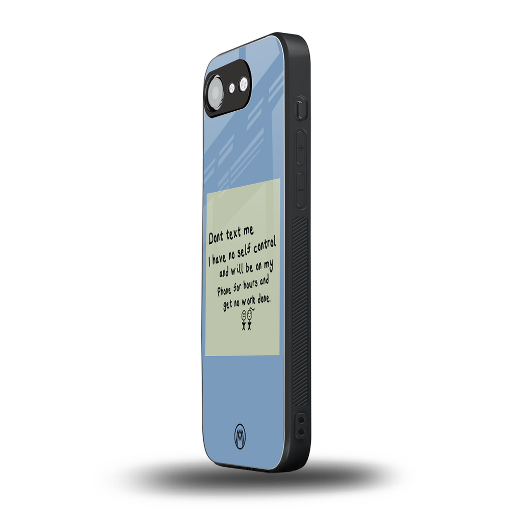 no self control back phone cover | glass case for iphone 16e