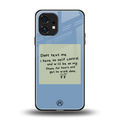 no self control back phone cover | glass case for nothing phone 1
