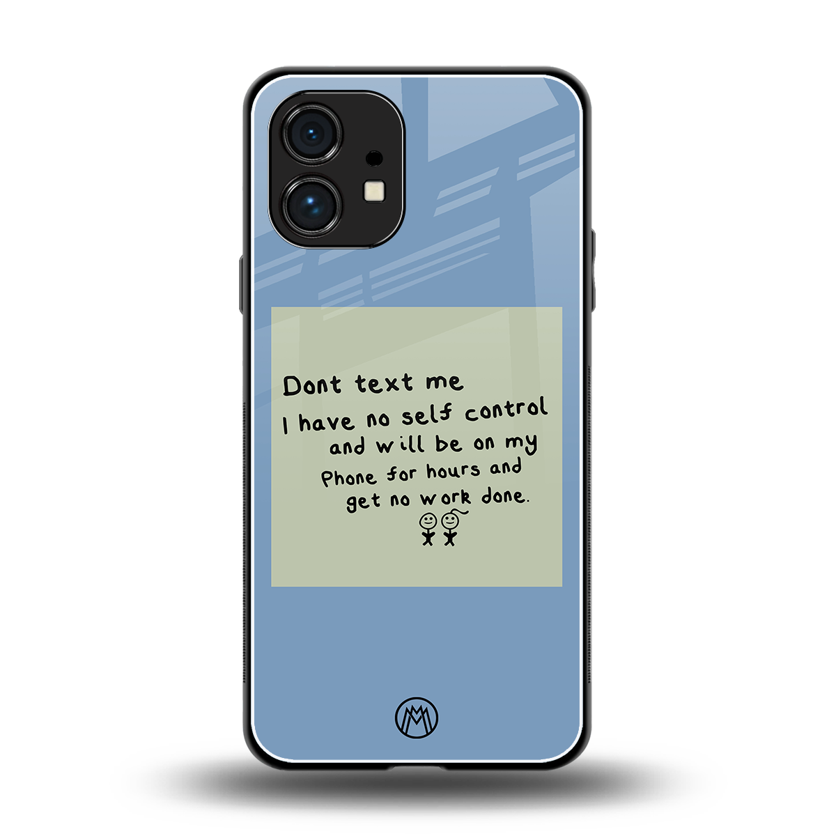 no self control back phone cover | glass case for nothing phone 1