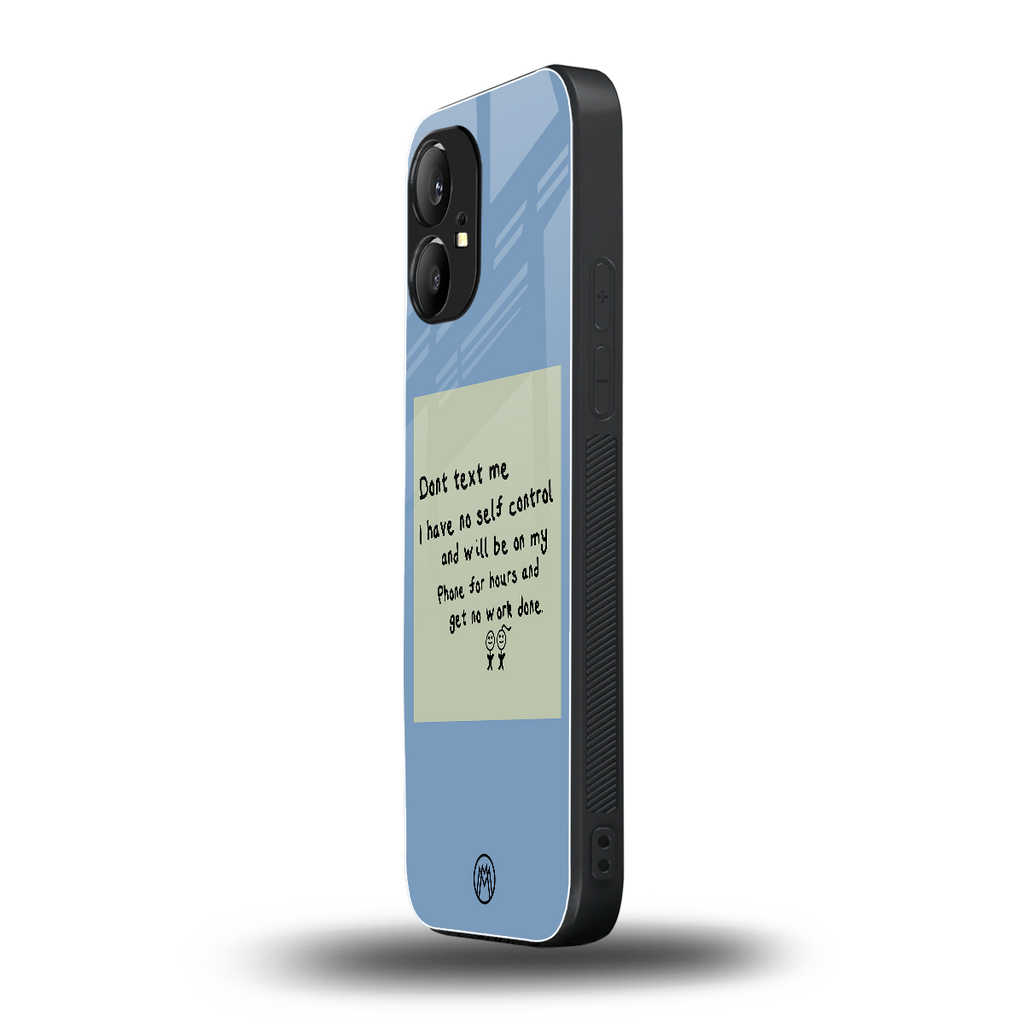 no self control back phone cover | glass case for nothing phone 1