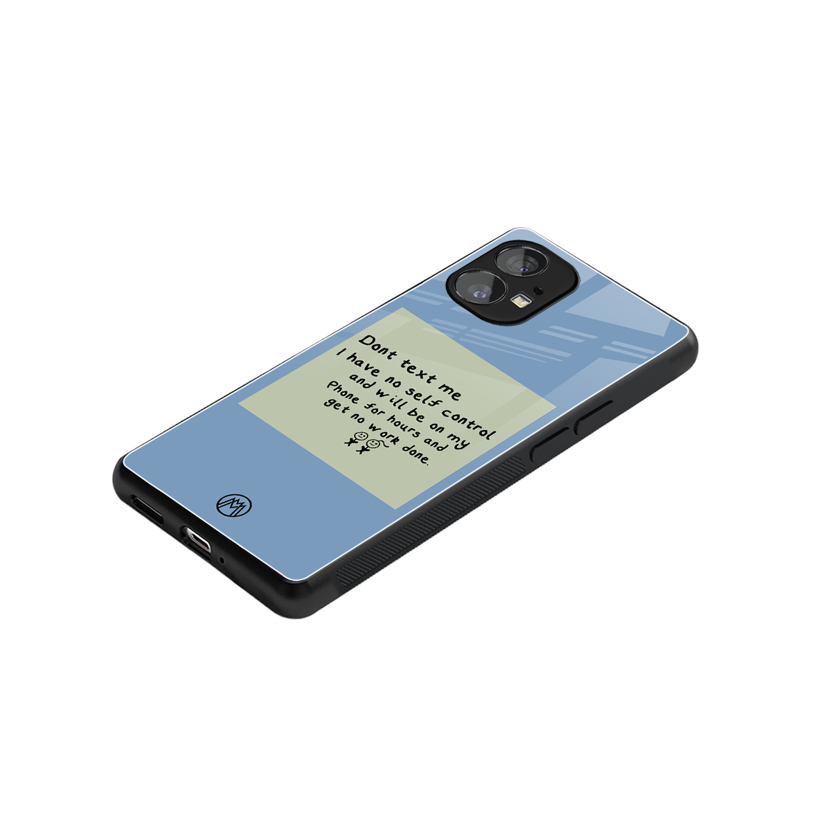 no self control back phone cover | glass case for nothing phone 1