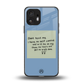 no self control back phone cover | glass case for nothing phone 2