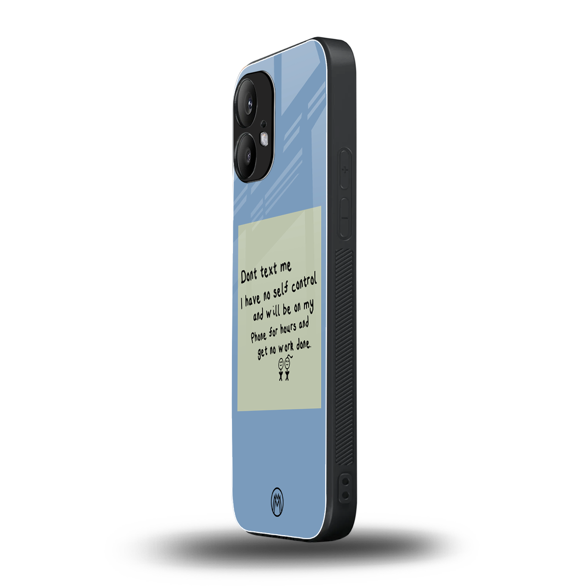 no self control back phone cover | glass case for nothing phone 2