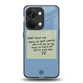 no self control back phone cover | glass case for oneplus nord 3