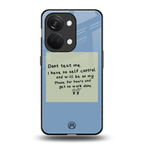 no self control back phone cover | glass case for oneplus nord 3