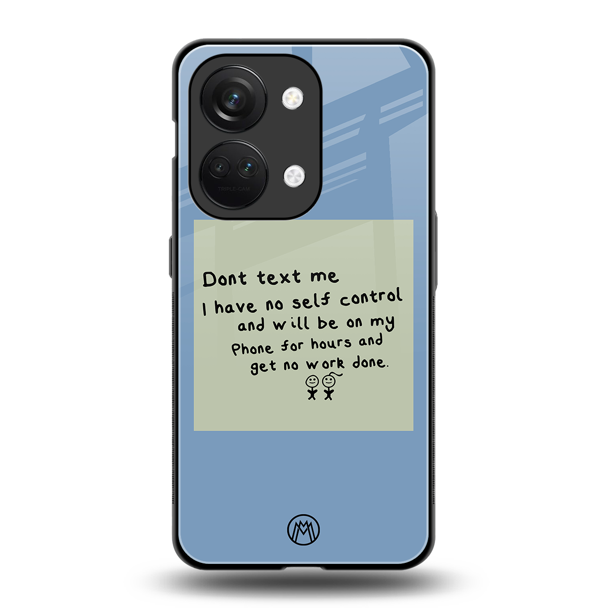 no self control back phone cover | glass case for oneplus nord 3
