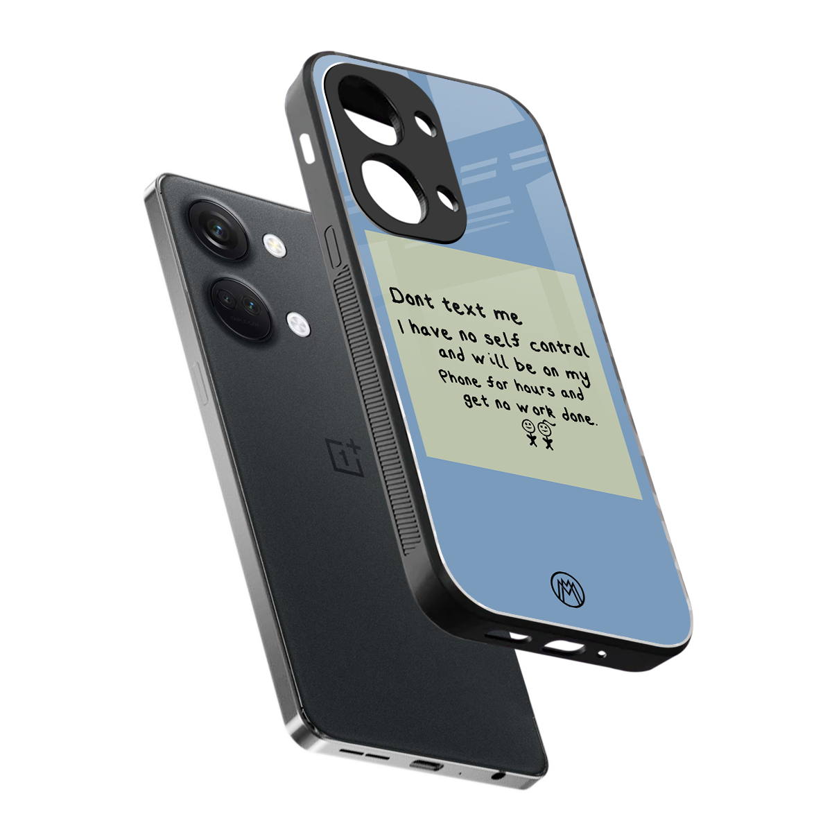 no self control back phone cover | glass case for oneplus nord 3