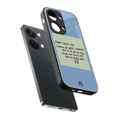 no self control back phone cover | glass case for oneplus nord 3