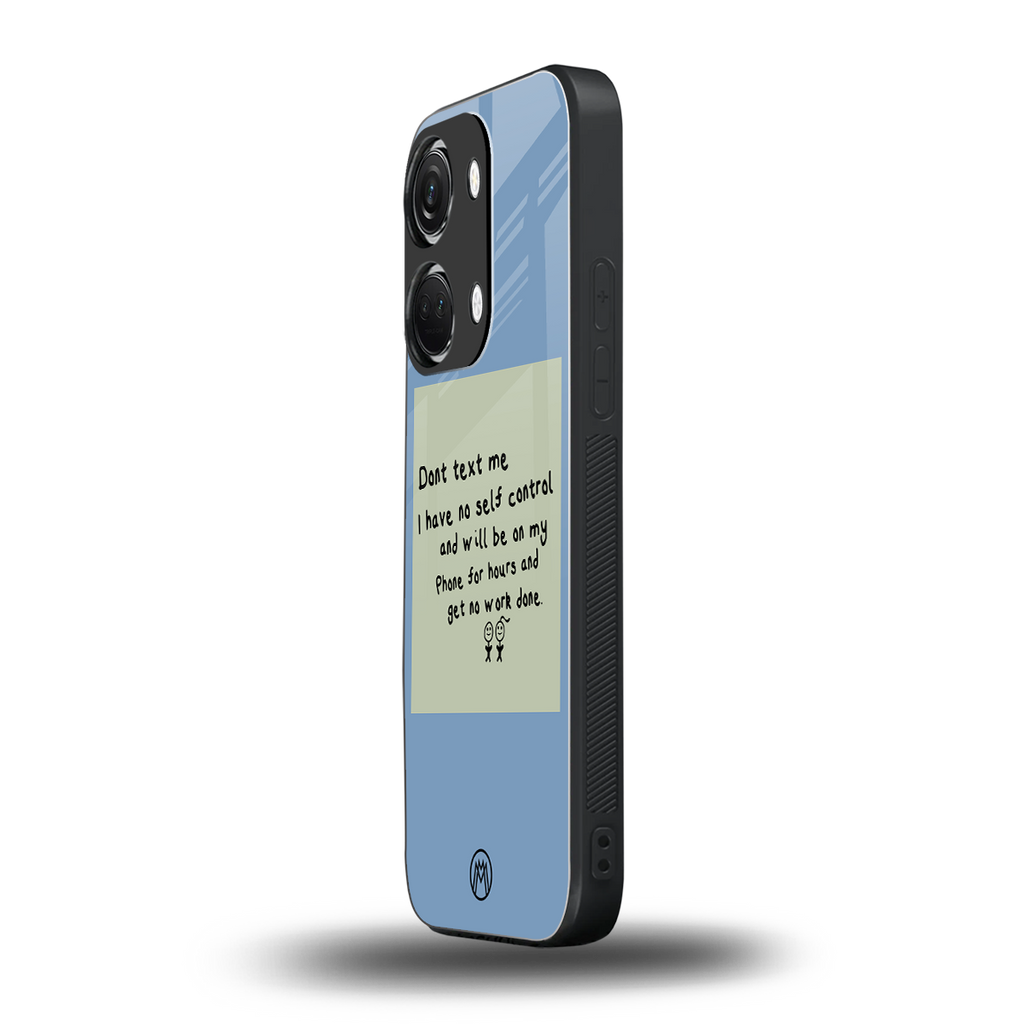 no self control back phone cover | glass case for oneplus nord 3