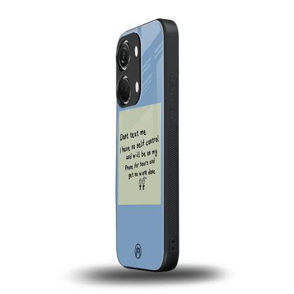 no self control back phone cover | glass case for oneplus nord 3