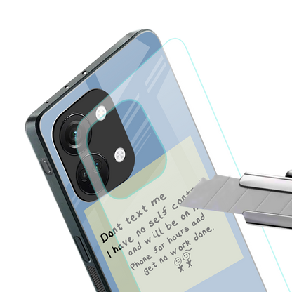 no self control back phone cover | glass case for oneplus nord 3