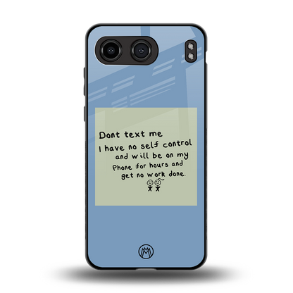 no self control back phone cover | glass case for oneplus nord 4