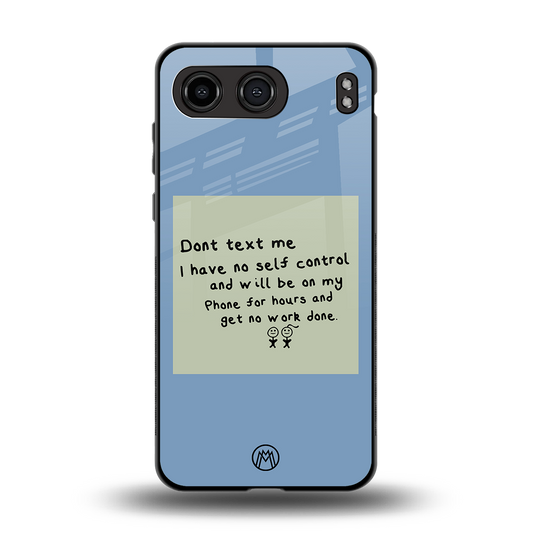 no self control back phone cover | glass case for oneplus nord 4