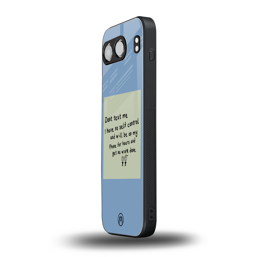 no self control back phone cover | glass case for oneplus nord 4