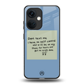 no self control back phone cover | glass case for oneplus nord ce 3