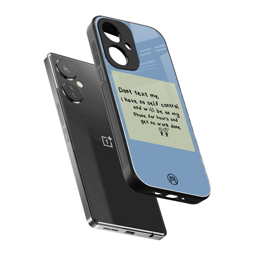 no self control back phone cover | glass case for oneplus nord ce 3