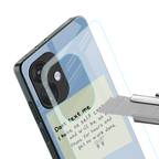 no self control back phone cover | glass case for oneplus nord ce 3