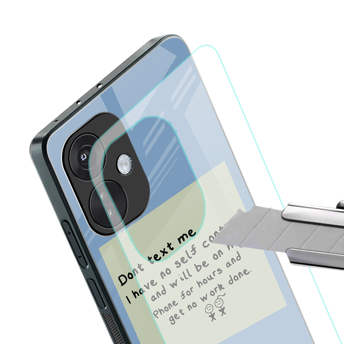 no self control back phone cover | glass case for oneplus nord ce 3