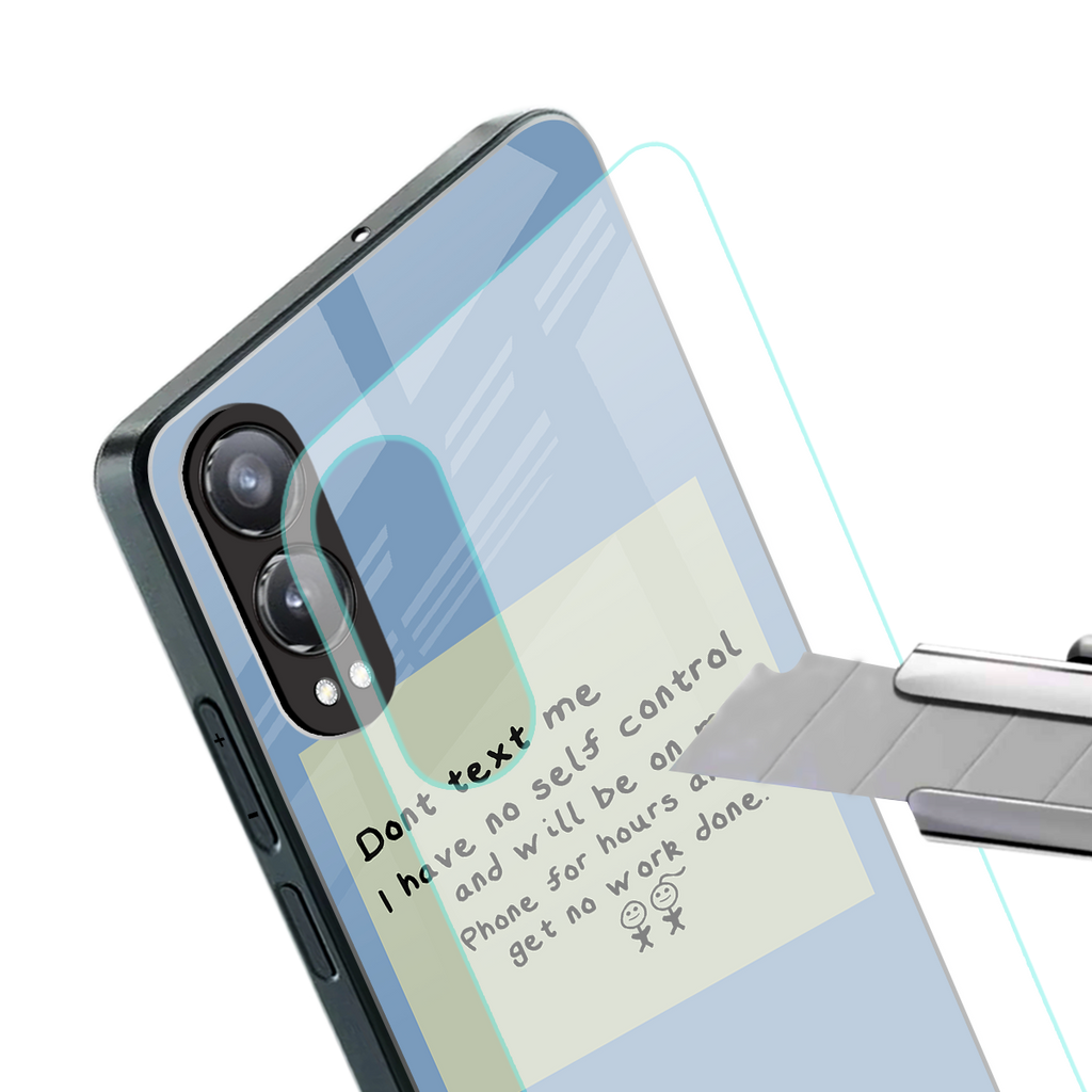 no self control back phone cover | glass case for oneplus nord ce 4 lite