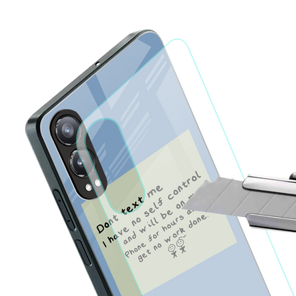 no self control back phone cover | glass case for oneplus nord ce 4 lite