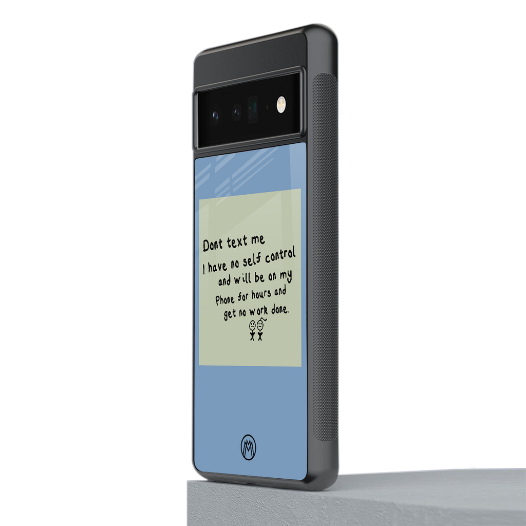 no self control back phone cover | glass case for google pixel 6 pro