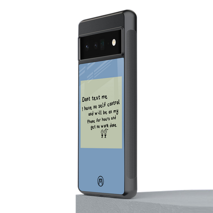 no self control back phone cover | glass case for google pixel 6 pro