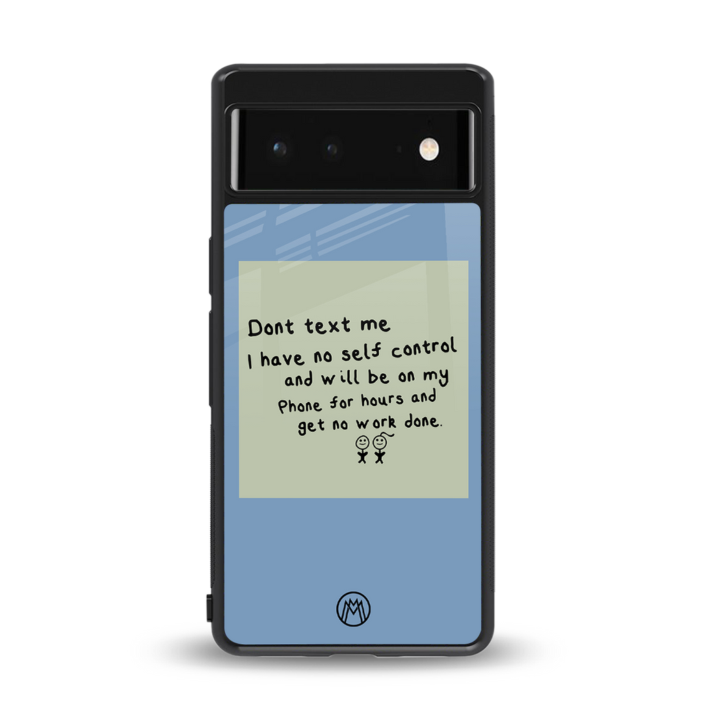 no self control back phone cover | glass case for google pixel 6