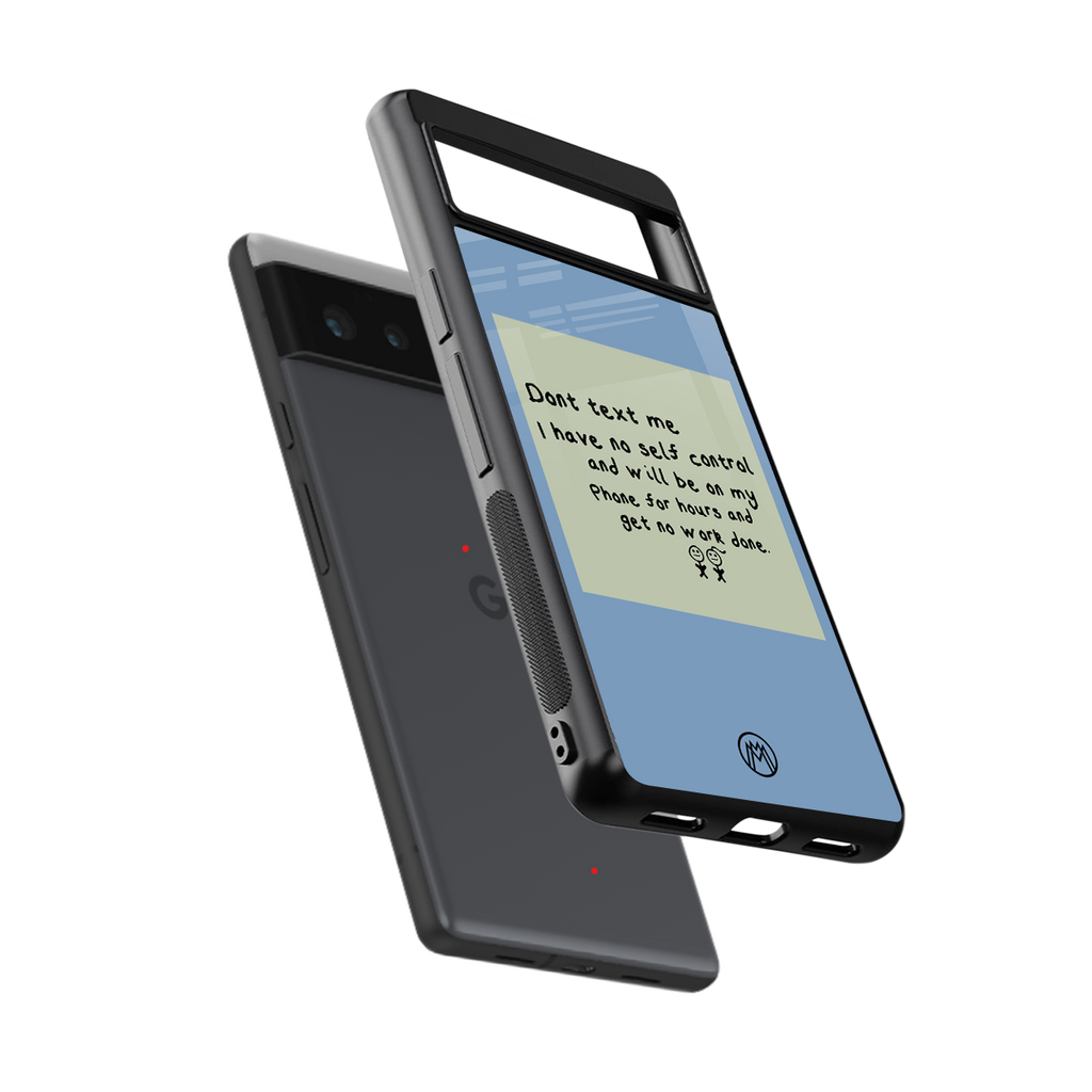 no self control back phone cover | glass case for google pixel 6