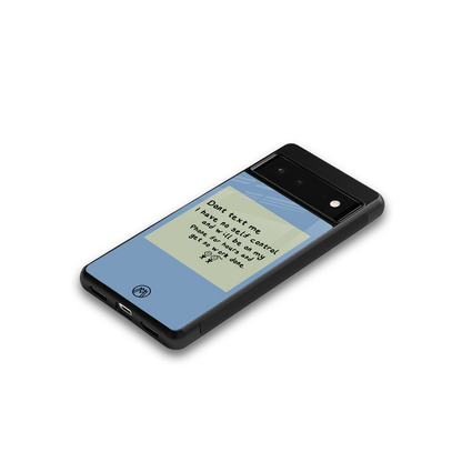 no self control back phone cover | glass case for Google Pixel 6A