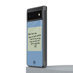 no self control back phone cover | glass case for Google Pixel 6A