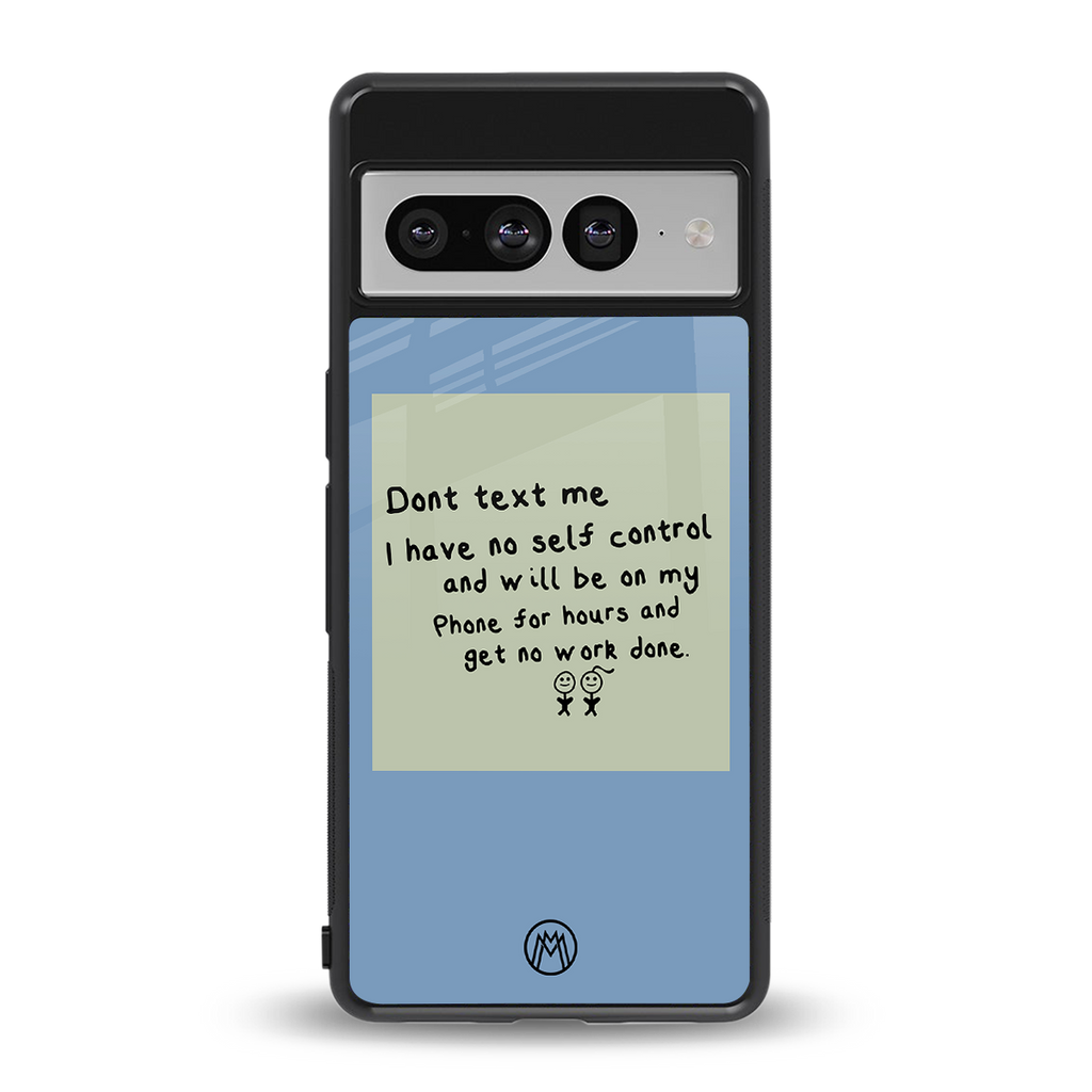 no self control back phone cover | glass case for google pixel 7 pro