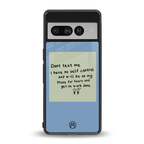 no self control back phone cover | glass case for google pixel 7 pro