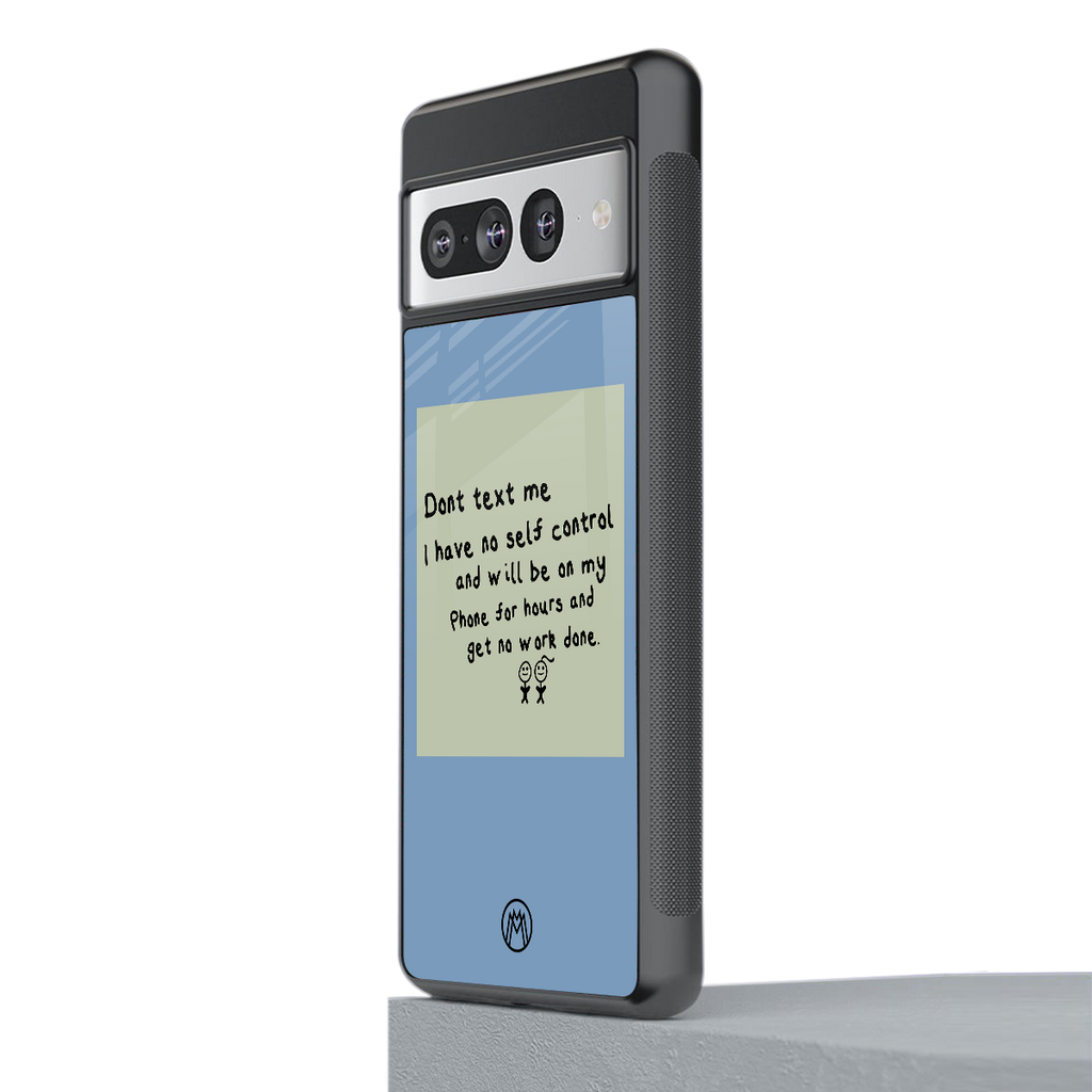 no self control back phone cover | glass case for google pixel 7 pro