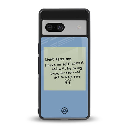 no self control back phone cover | glass case for Google Pixel 7