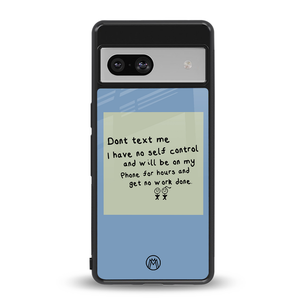 no self control back phone cover | glass case for Google Pixel 7A