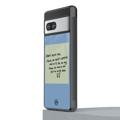 no self control back phone cover | glass case for Google Pixel 7