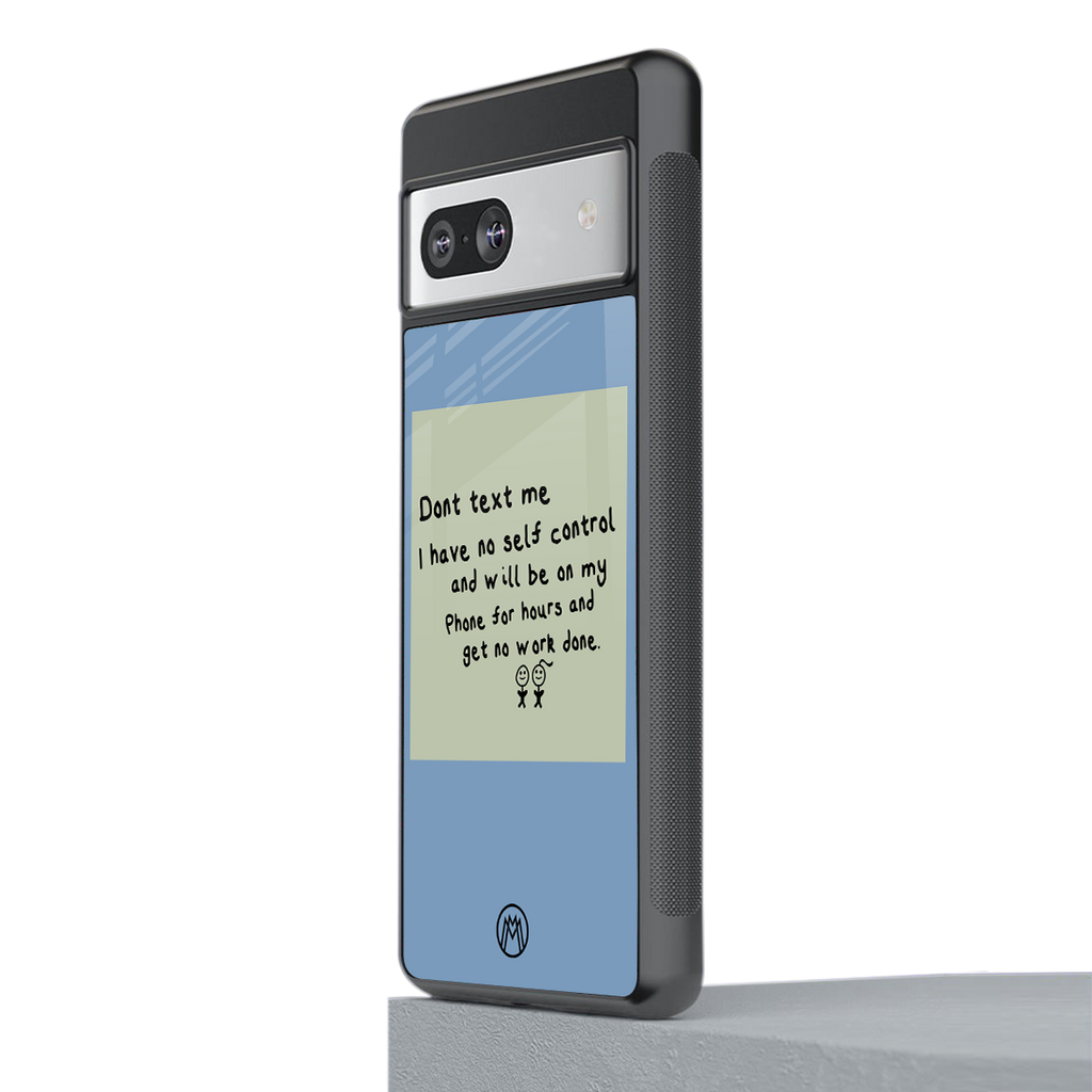 no self control back phone cover | glass case for Google Pixel 7A