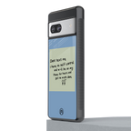 no self control back phone cover | glass case for Google Pixel 7A