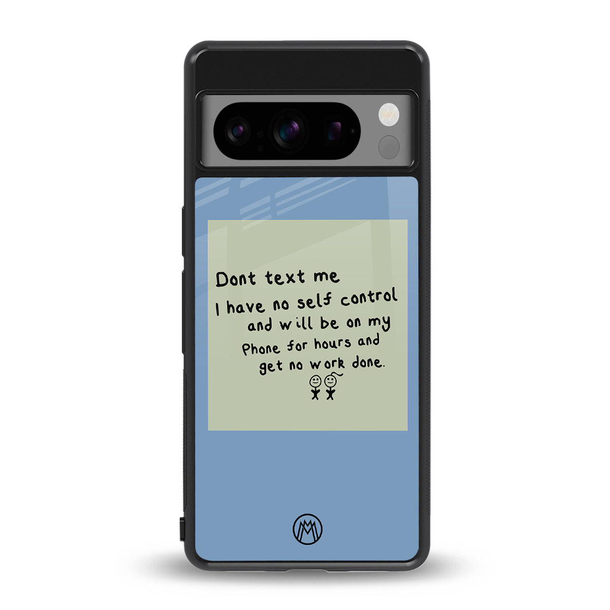 no self control back phone cover | glass case for google pixel 8 pro