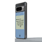 no self control back phone cover | glass case for google pixel 8 pro