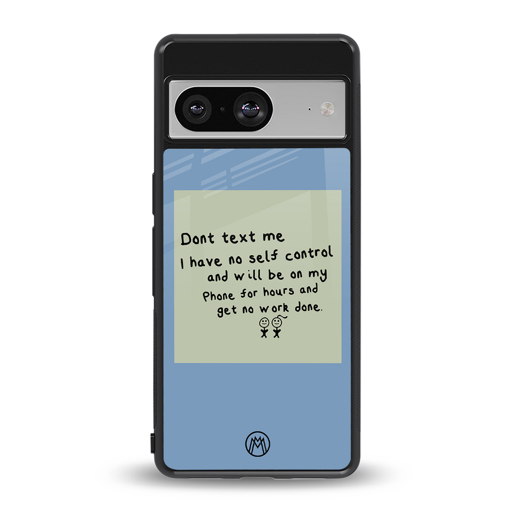 no self control back phone cover | glass case for Google Pixel 8
