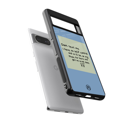 no self control back phone cover | glass case for Google Pixel 8